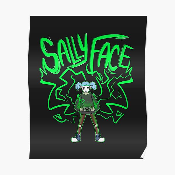 Sallyface Super GearBoy graphic Poster RB0106 product Offical Sally Face Merch