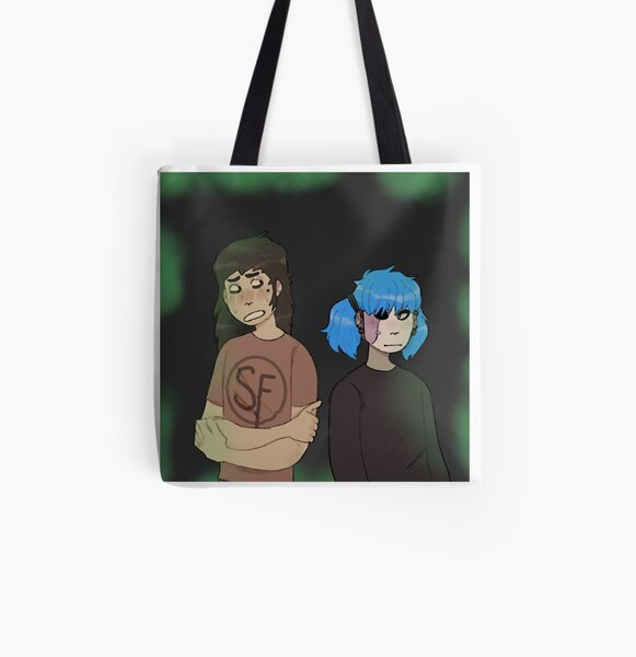 larry and sally face All Over Print Tote Bag RB0106 product Offical Sally Face Merch