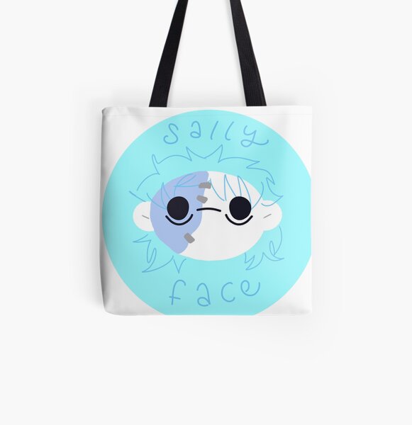 Sally Face Round Sticker All Over Print Tote Bag RB0106 product Offical Sally Face Merch