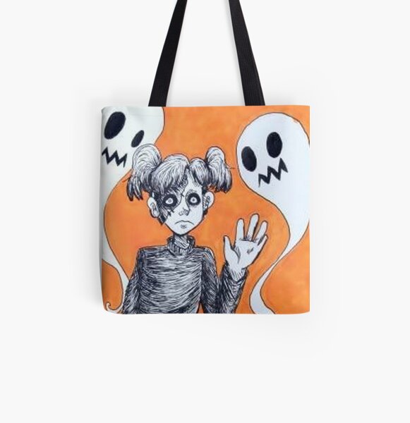 Sally face with ghosts All Over Print Tote Bag RB0106 product Offical Sally Face Merch