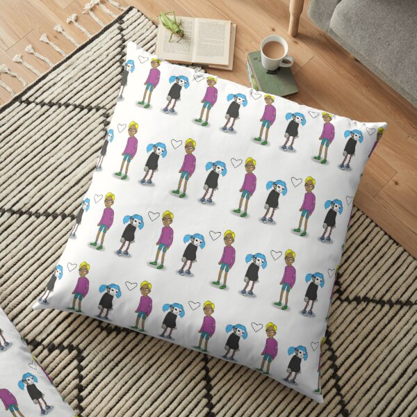 Sally Face Sal and Travis Floor Pillow RB0106 product Offical Sally Face Merch