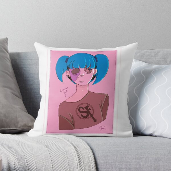 Sally Face from Sally Face Throw Pillow RB0106 product Offical Sally Face Merch