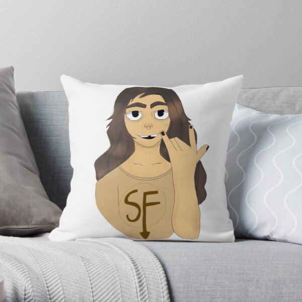 Larry from sallyface Throw Pillow RB0106 product Offical Sally Face Merch