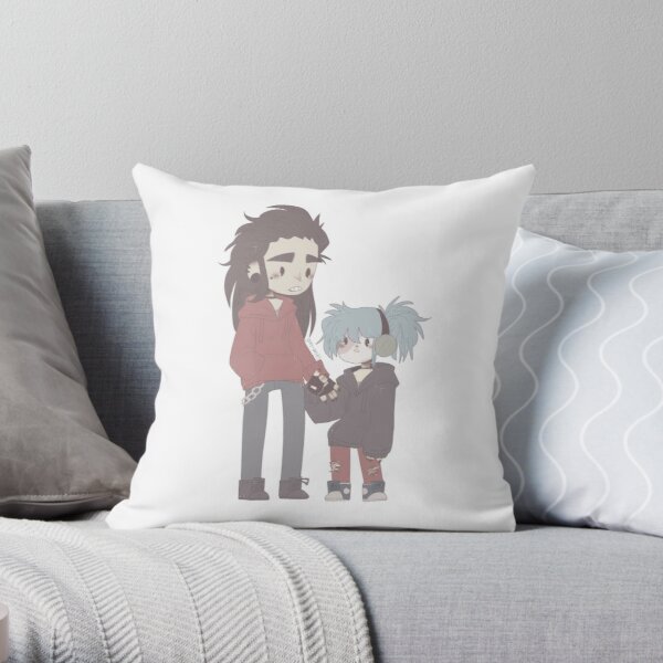 Sally Face Chibi Throw Pillow RB0106 product Offical Sally Face Merch