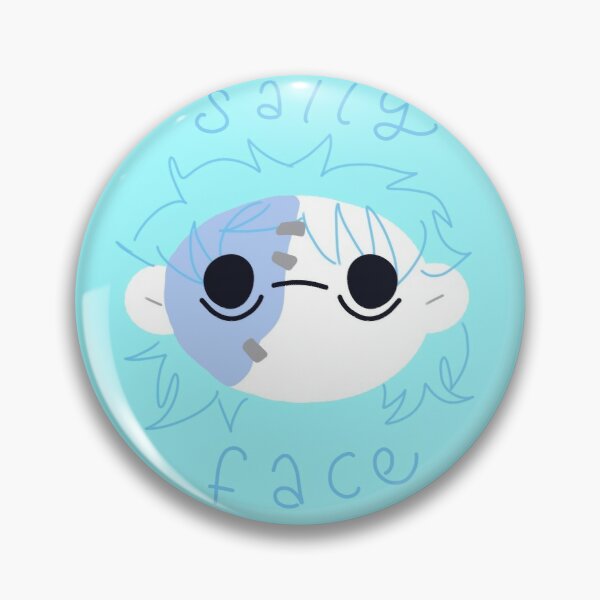 Sally Face Round Sticker Pin RB0106 product Offical Sally Face Merch