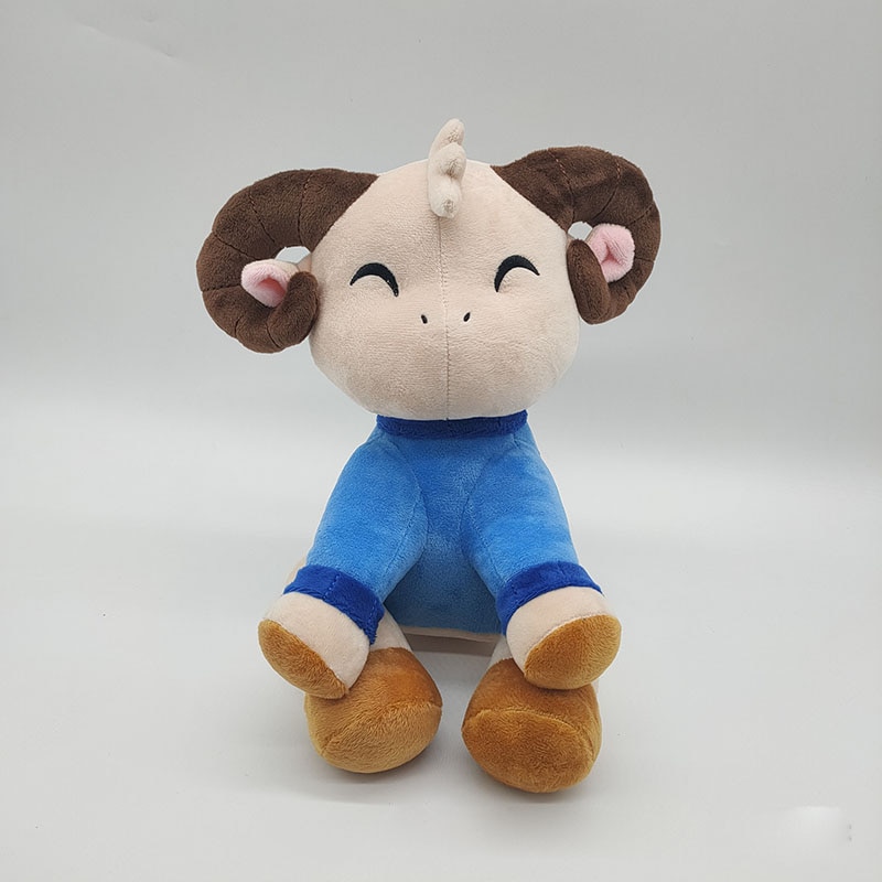 Creative Cartoon Jschlatt Plush Dolls Cute Anime Sheep Plush Toys for Girls Goat Pillow Baby Sleep Comfort Toy Room Decor Gifts